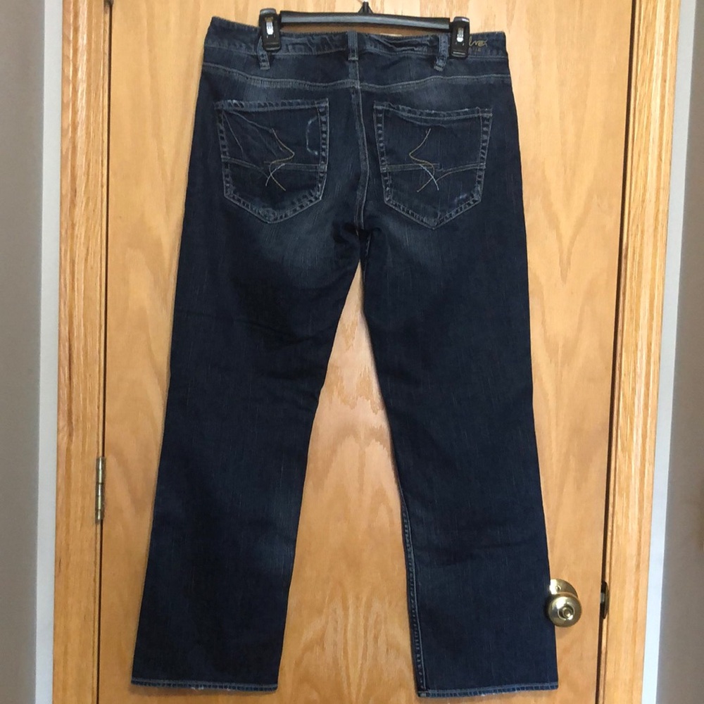 Silver Dark Blue Denim Jeans 31